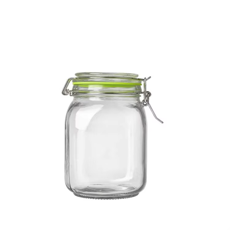 Best Quality 200ml 250ml 300ml Zero Waste High Borosilicate Glass Airtight Suction Lid Glass Jar