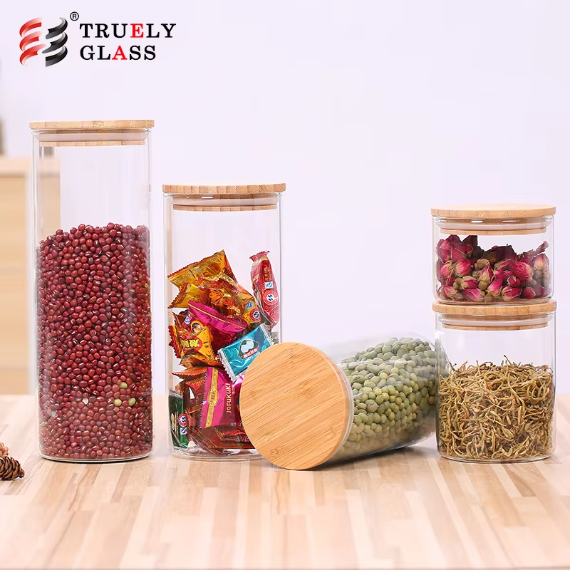 Electronic Component Transistor glass jar suppliers metal screw cap honey storage 600ml Connector compatible