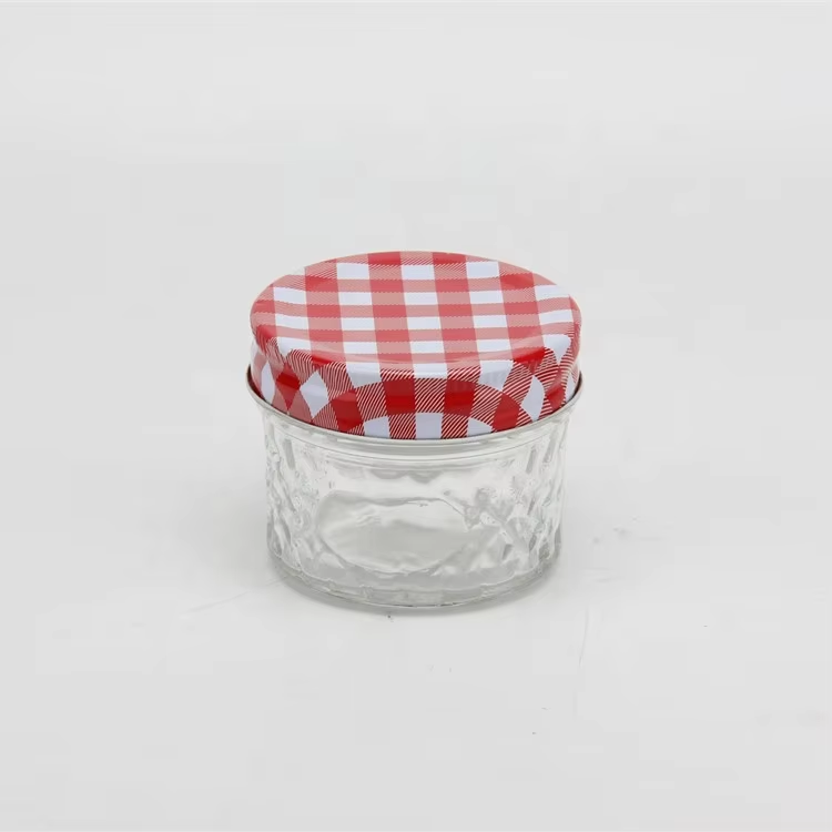 Cheap Price Factory Direct Clear Sealed Glass Pickles Honey Storage Jars with Lids