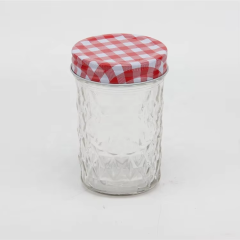 Customized Hot Selling Hermetic Cylinder Clear Glass Containers with Colorful Metal Lid for Storage Caviar