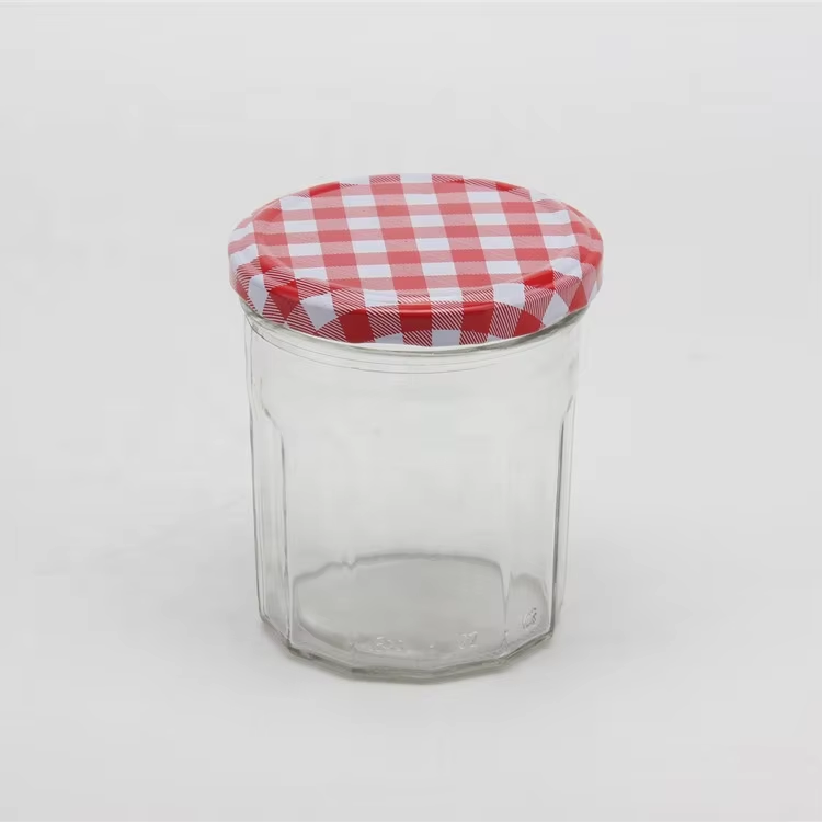 Cheap Price Factory Direct Clear Sealed Glass Pickles Honey Storage Jars with Lids