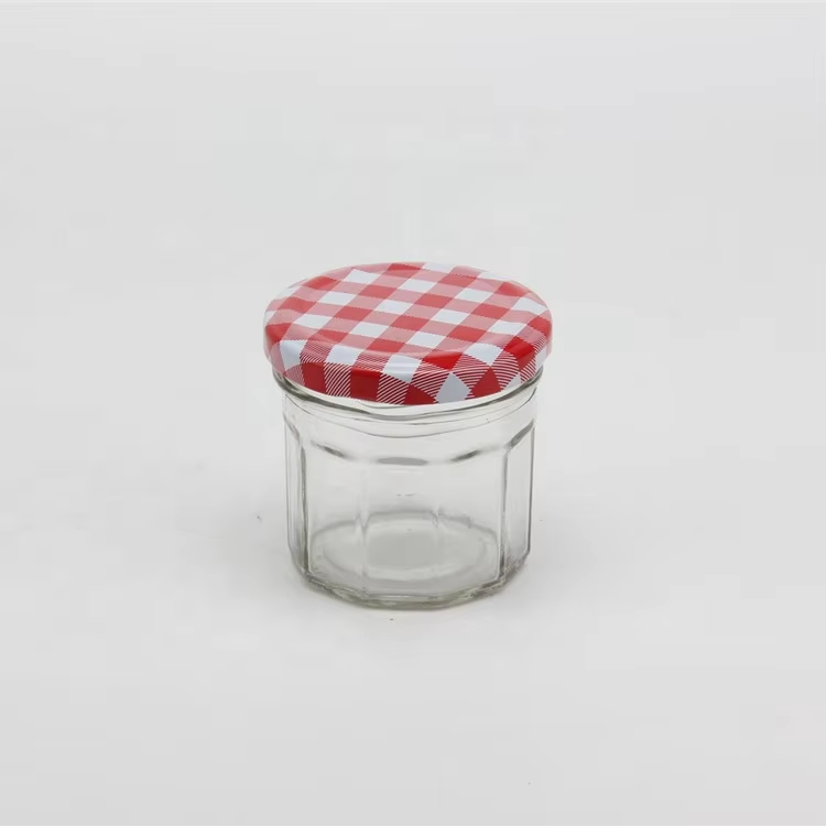 Cheap Price Factory Direct Clear Sealed Glass Pickles Honey Storage Jars with Lids