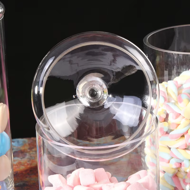 China Factory Cheap Price Glass Lid Glass Storage Jars for Tea Leaf Coffee Bins