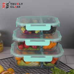 Hot sale assorted  safe glass food  container  and glass tableware wholesale
