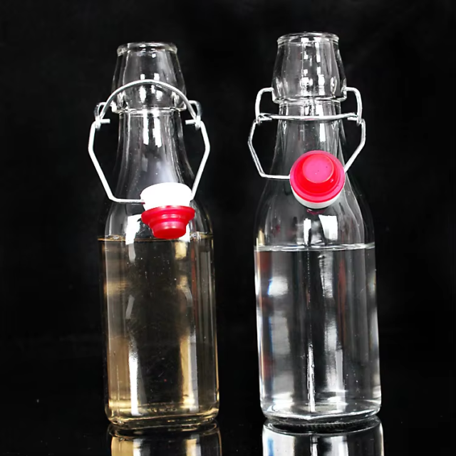 Factory supply 150ml 330ml 750ml swing top glass beer bottles