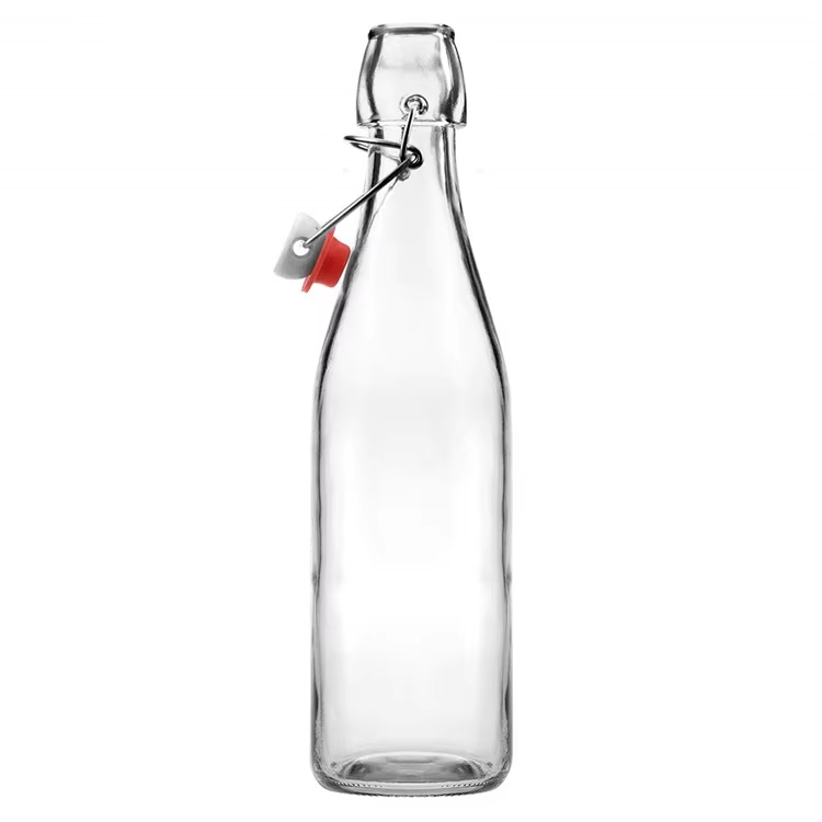 Wholesale high quality 150ml empty glass beer bottle with swing top