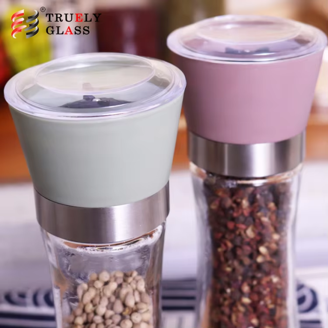 Factory made vacuum seal food canisters utensil storage organizer unique spice jars with prices