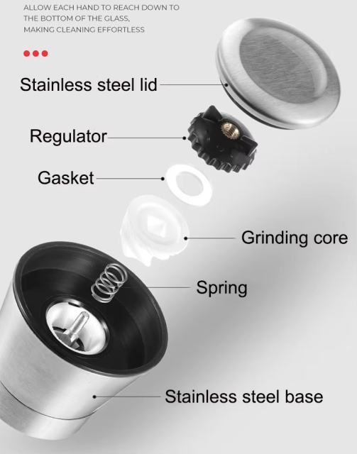 Factory made vacuum seal food canisters utensil storage organizer unique spice jars with prices