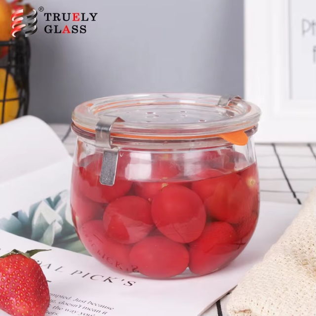 wholesale 180ml 200ml 250ml 380ml modern caviar jam honey glass jar with lids
