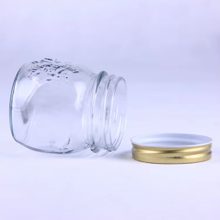 125ml 200ml 300ml wide mouth glass mason jar for jam canning food storage