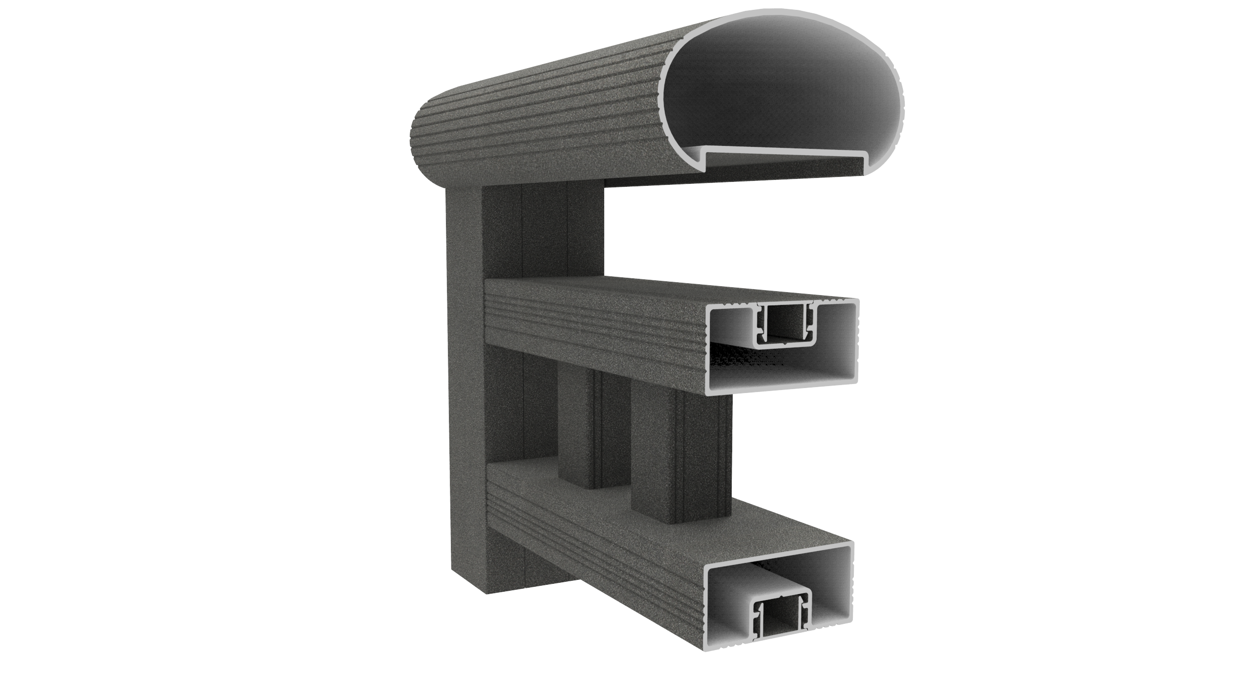 KS86 Series Handrail Assembly Drawing