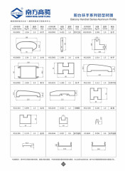 KS86 Series Handrail Assembly Drawing