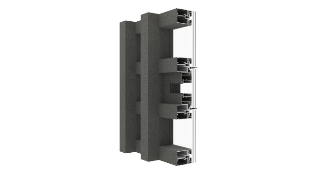 Q125 Series Hidden Frame Curtain Wall Profile