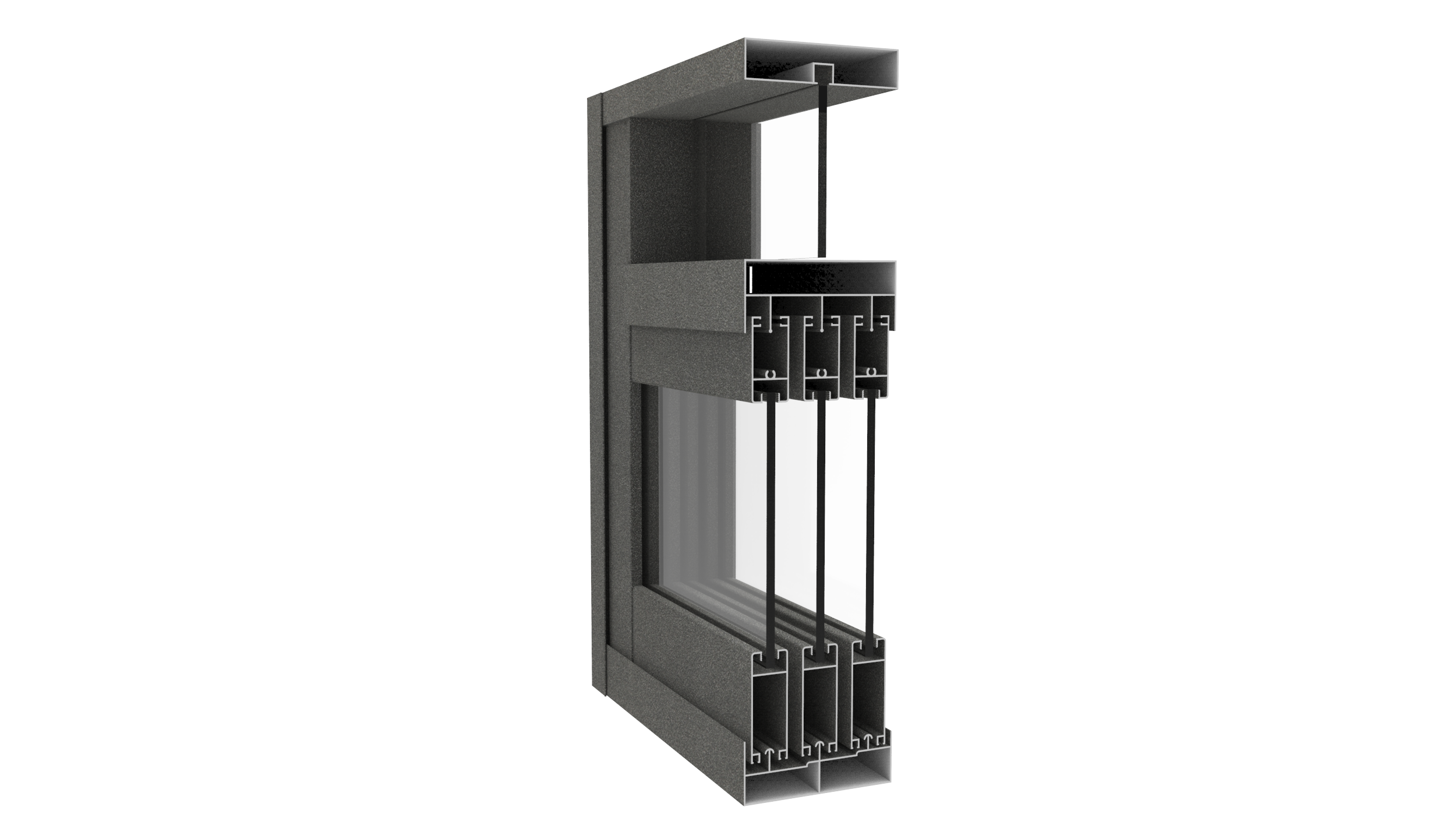 A90L Series Sliding Window Assembly Drawing