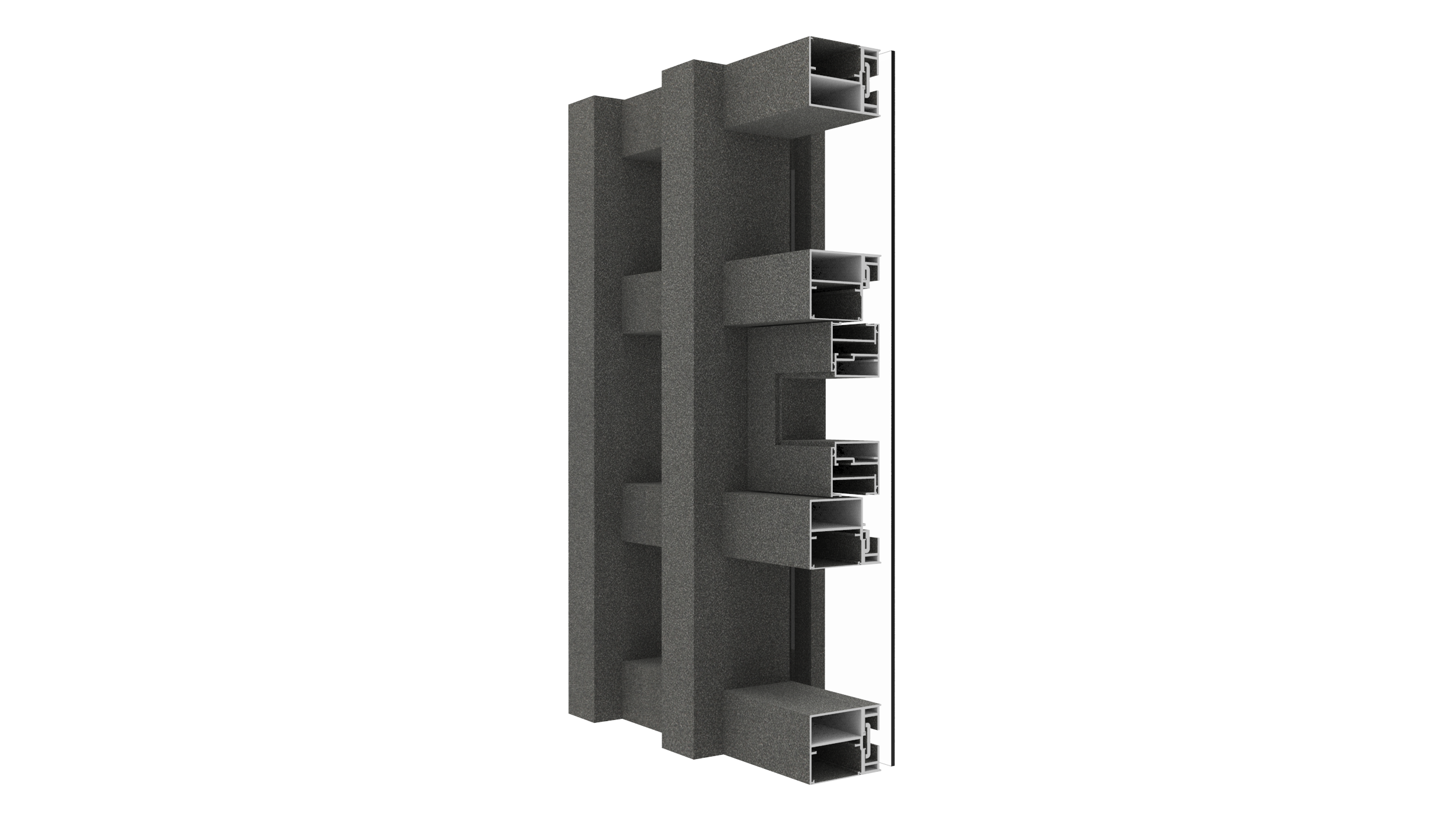 Q140C Series Curtain Wall Profile