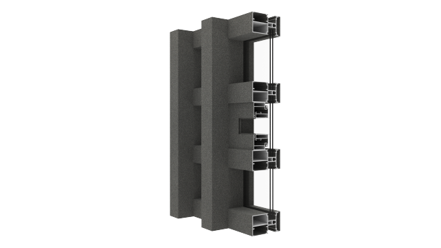 Q160G Series Curtain Wall Non-conceal Profile