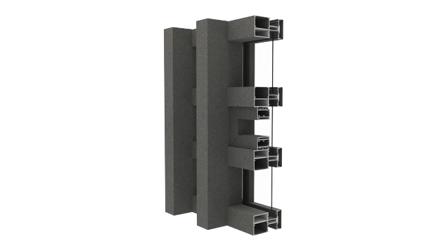 Q190B Series Curtain Wall Profile