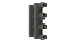 Q155C Series Curtain Wall Profile