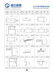Q210 Series Curtain Wall Profile