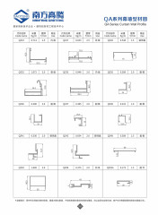 QA Series Curtain Wall Profile