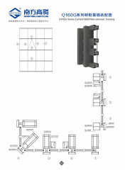 Q160G Series Curtain Wall Non-conceal Profile
