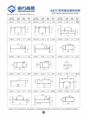 A87C Series Sliding Window Profile