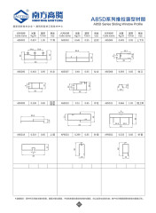 A85D Series Sliding Window Profile