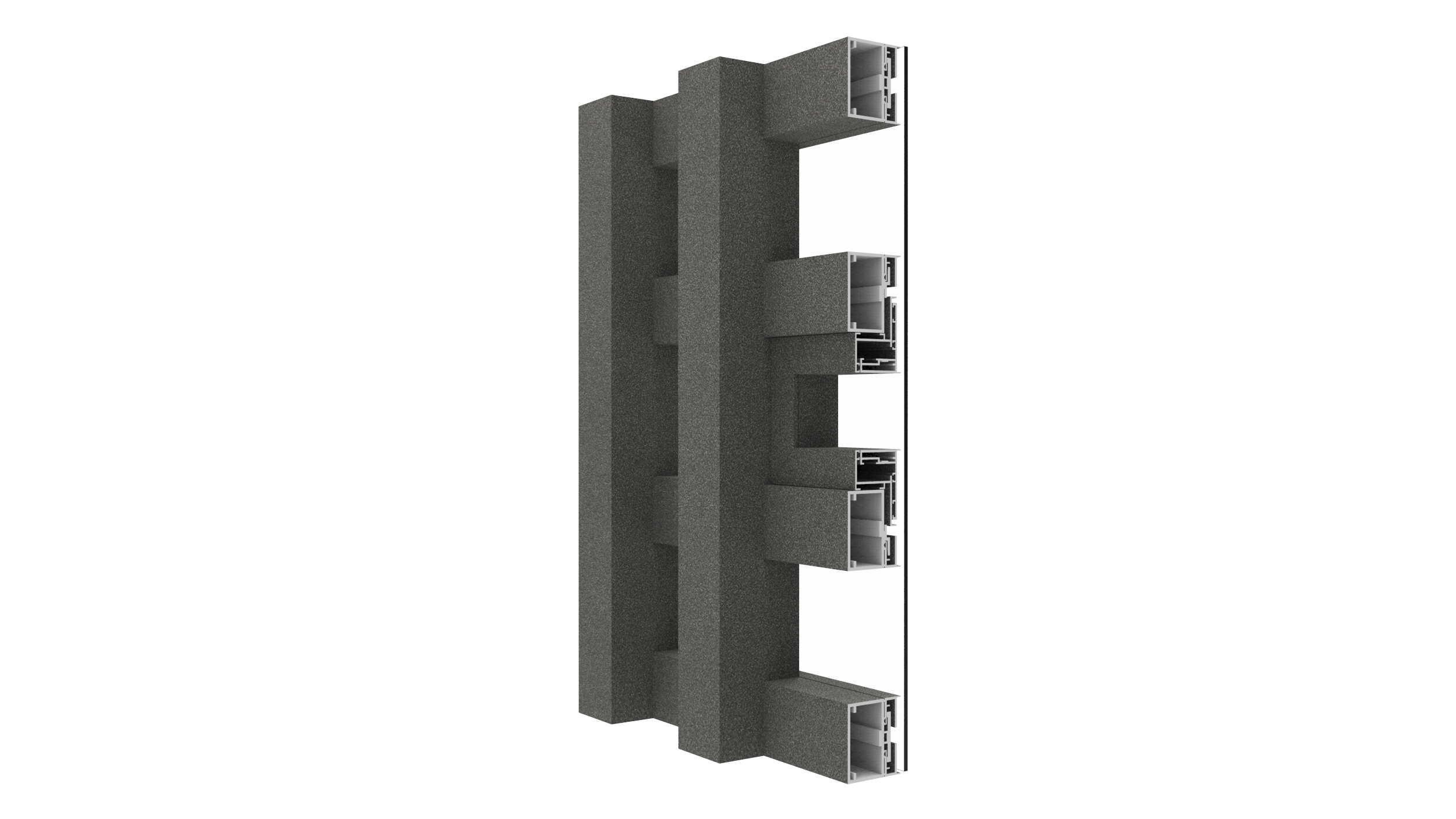 QA Series Curtain Wall Profile