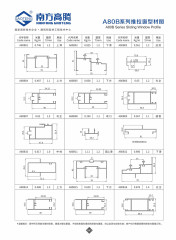 A80B Series Sliding VVindow Profile