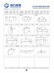 A93 Series Sliding Window Profile