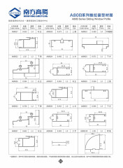 A80B Series Sliding VVindow Profile