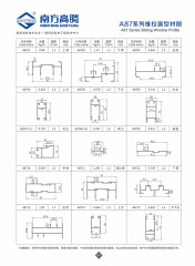A87 Series Sliding Window Profile