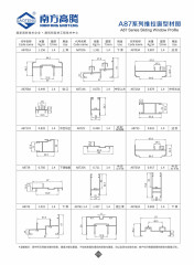 A87 Series Sliding Window Profile