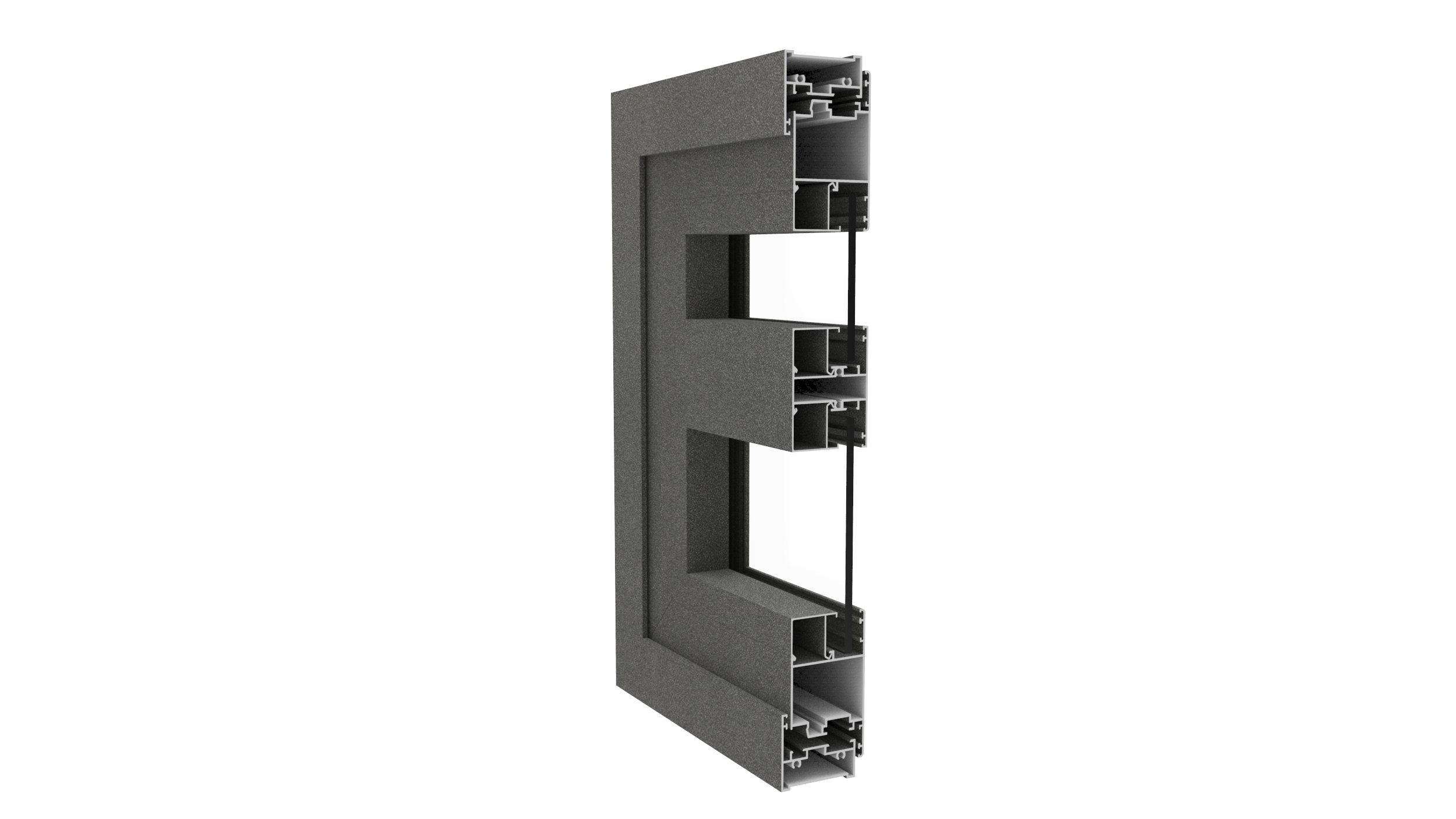 D50AF Series Casement Window Profile
