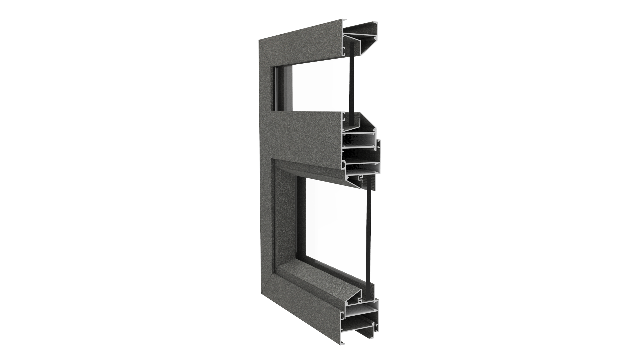 D38 Series Casement Window Profile