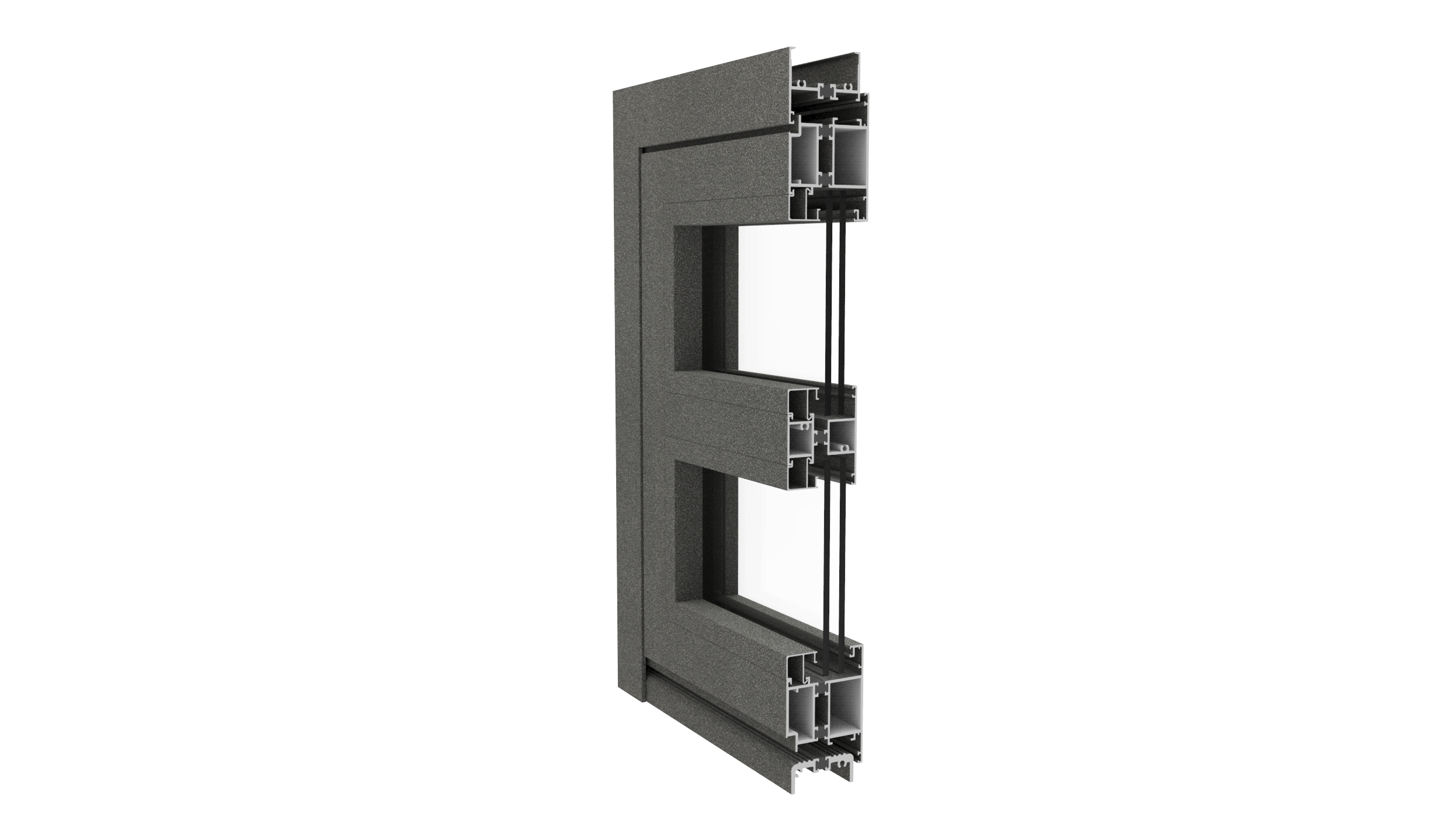CZ55 Series Thermal Insulation Casement Door Profile