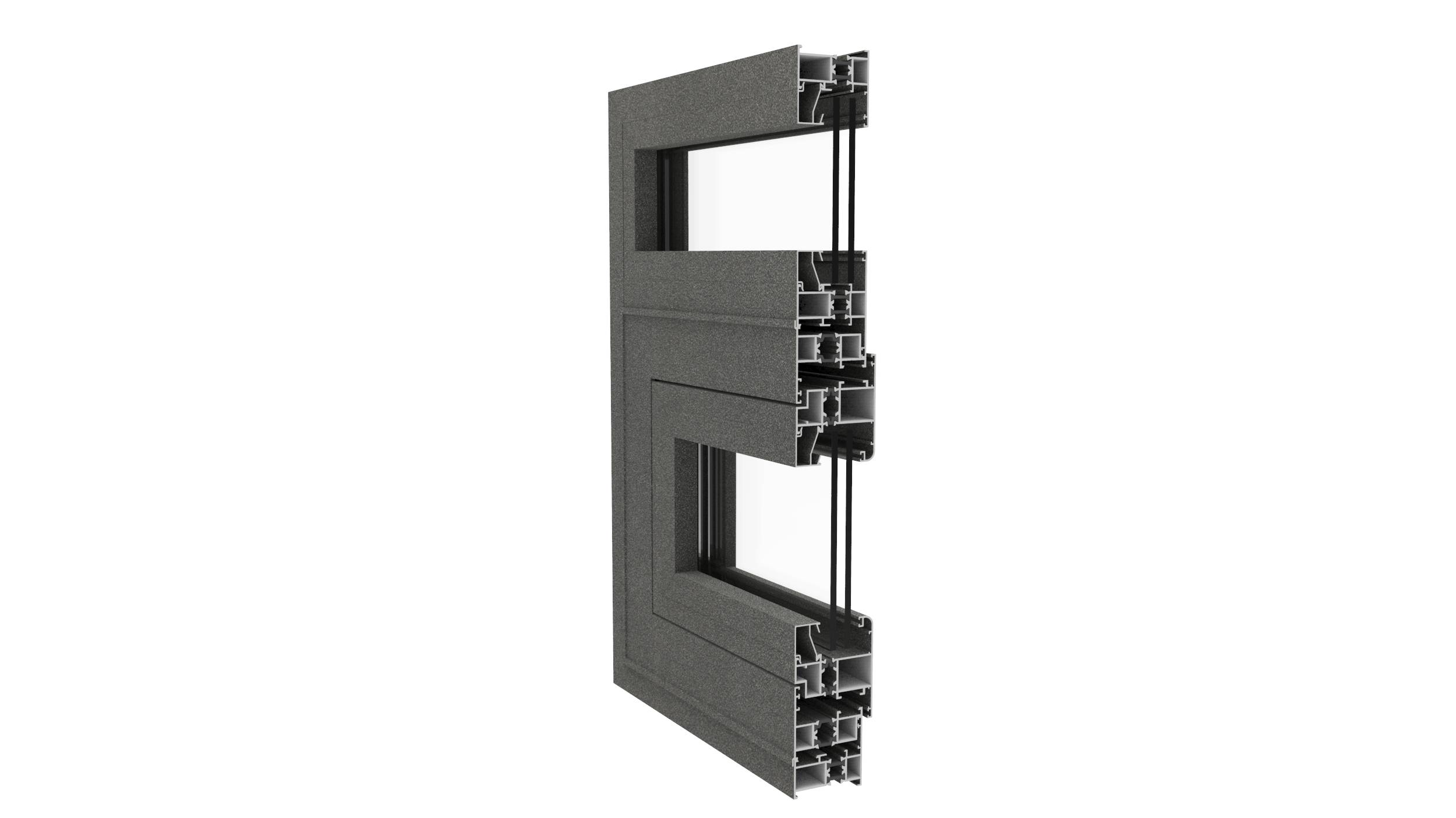 C55 Series Heat Insulation Casement Window Profile