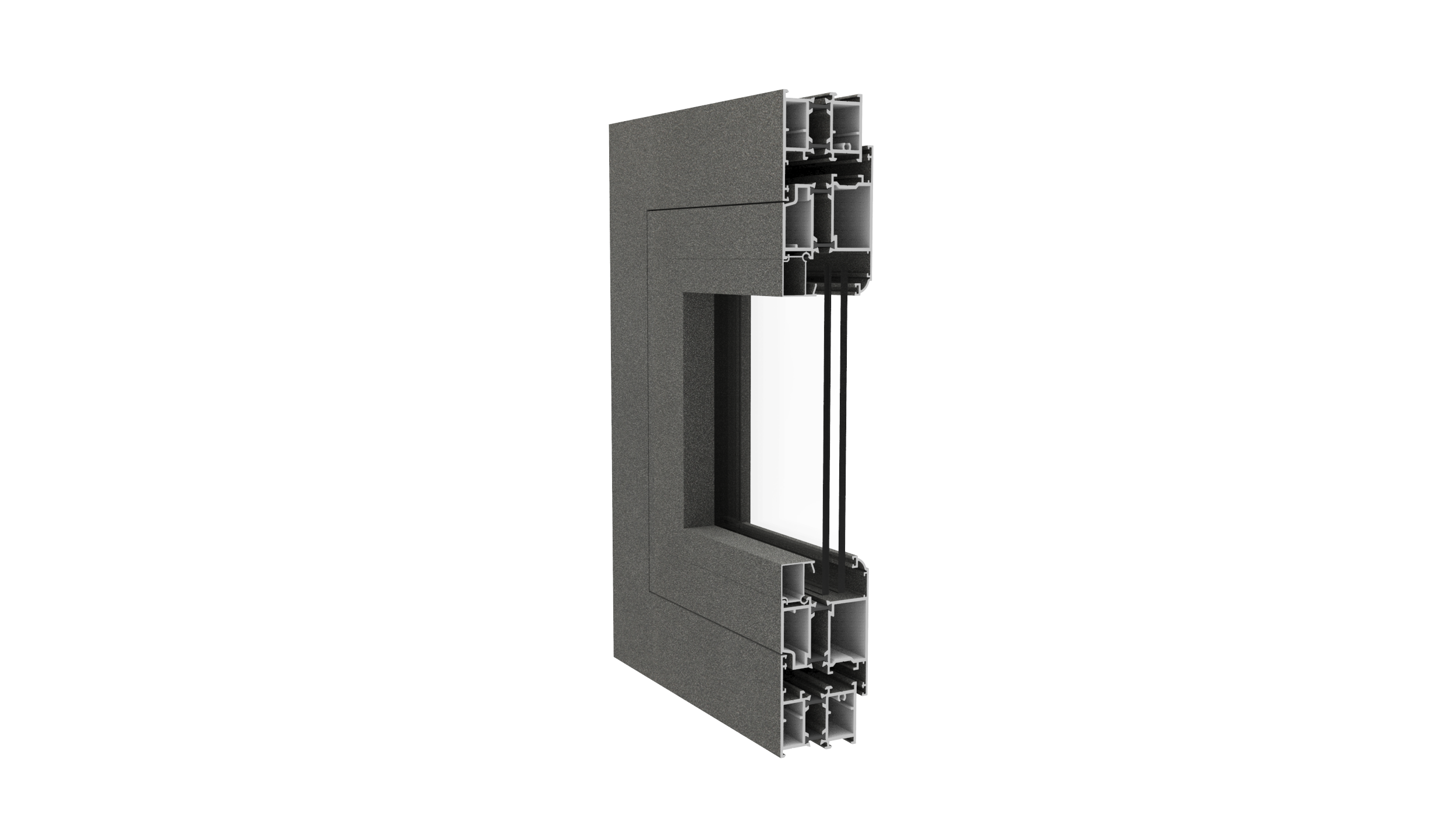 DZ55F Seres Thermal Insulated Casement Windows / Doors Profile