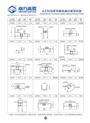 AZ90B Series Thermal insulation Sliding Window Profile