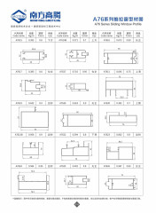 A76 Series Sliding Window Profile