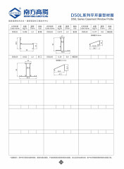 D50L Series Casement Window Profile