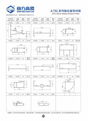 A78L Series Sliding Window Profile