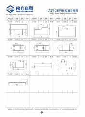 A78C Series Sliding Window Profile