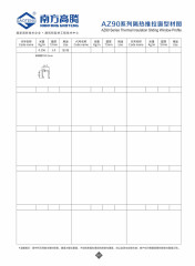 AZ90 Series Thermal insulation Sliding Window Profle