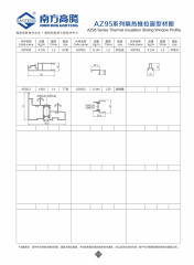 AZ95 Series Thermal insulation Sliding Window Profile