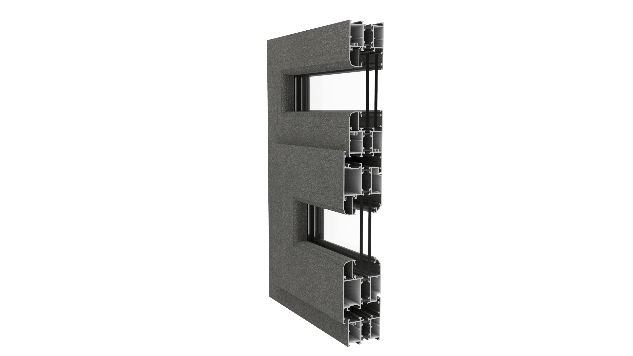 DZ55F Seres Thermal Insulated Casement Windows / Doors Profile