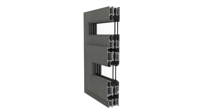 DZ55F Seres Thermal Insulated Casement Windows / Doors Profile