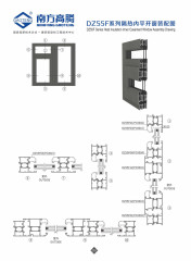 DZ55F Seres Thermal Insulated Casement Windows / Doors Profile