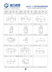A87G Series Sliding Window Profile