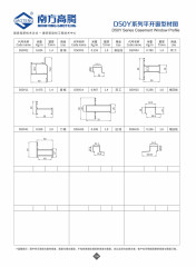D50Y Series Casement Window Profile